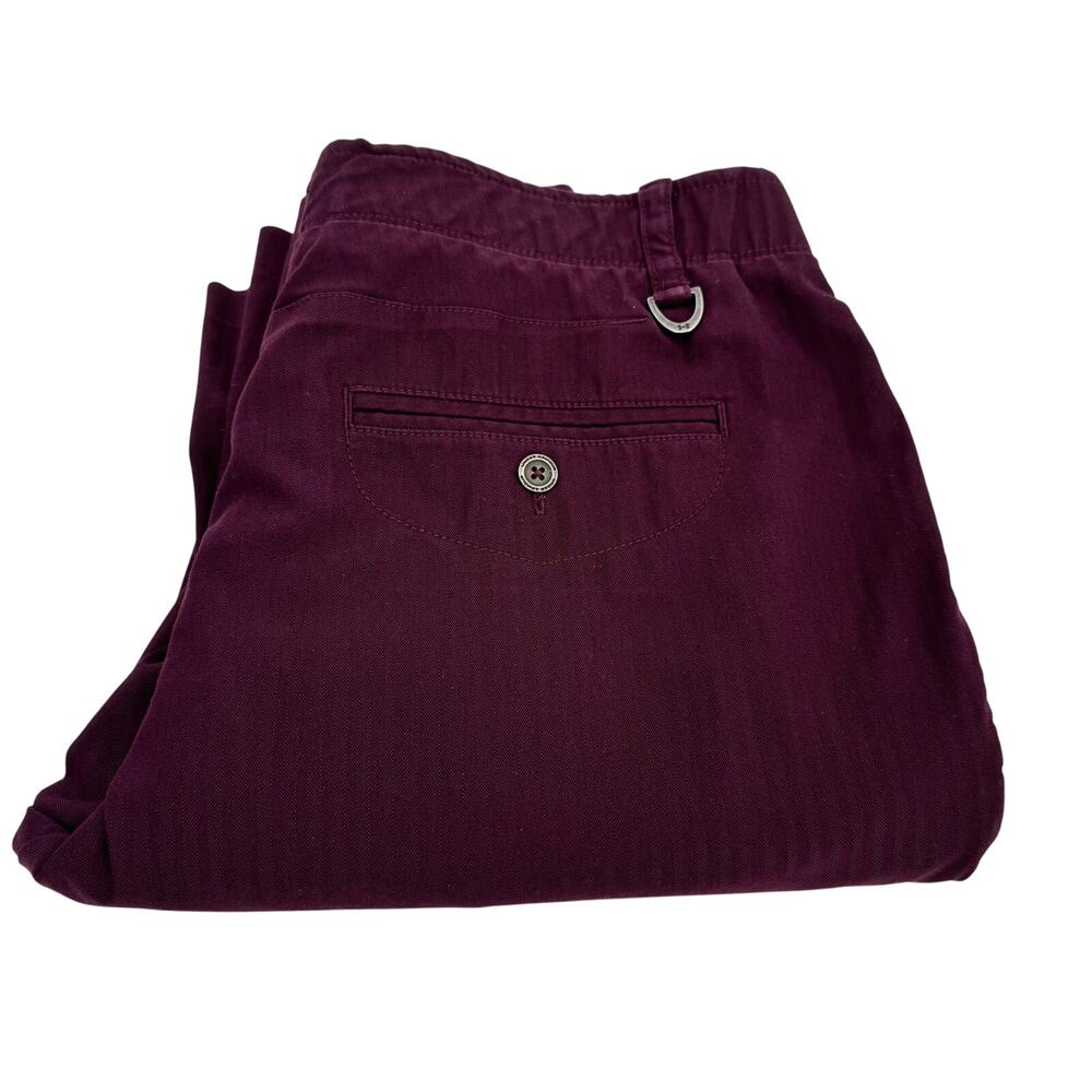 Under armour Golf Pants Mens 34x34 (33x33 ACTUAL) Wine Purple Activewear Chino